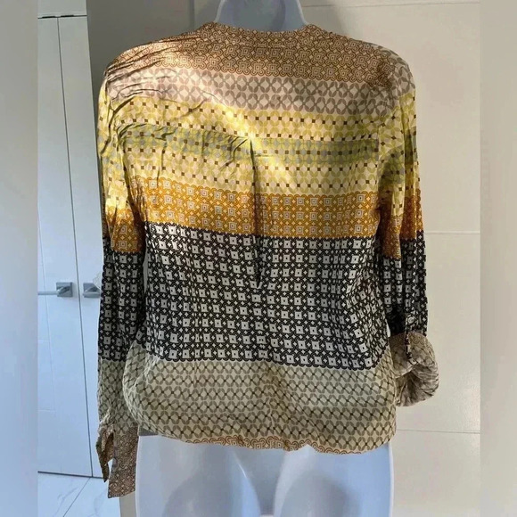 Mavi/ Button up blouse/ Grey elasticized waistband/ Size US S - Picture 5 of 15